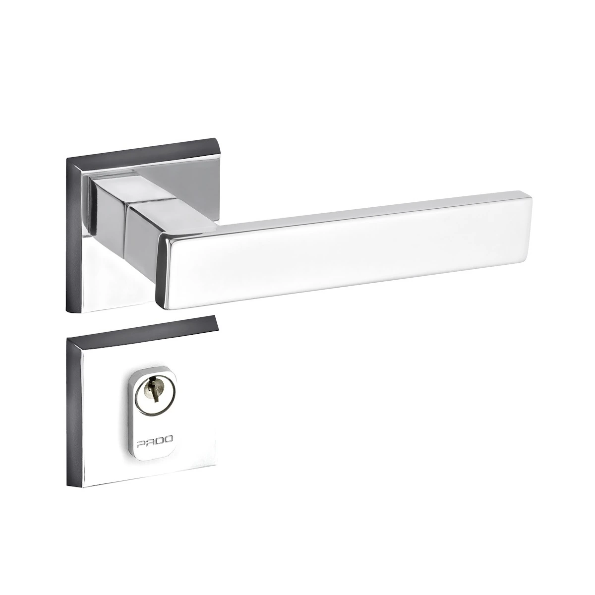 Fechadura Retro Externa 40mm Roseta Cromada Rq3 411-40pe Ctl-55 Cr Pado