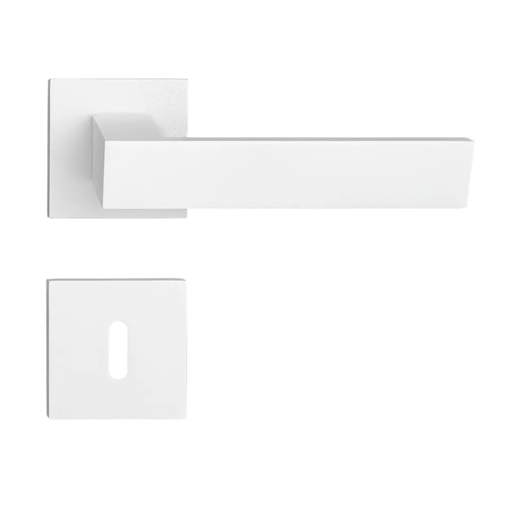 Fechadura Beethoven Branco Texturizado Interna