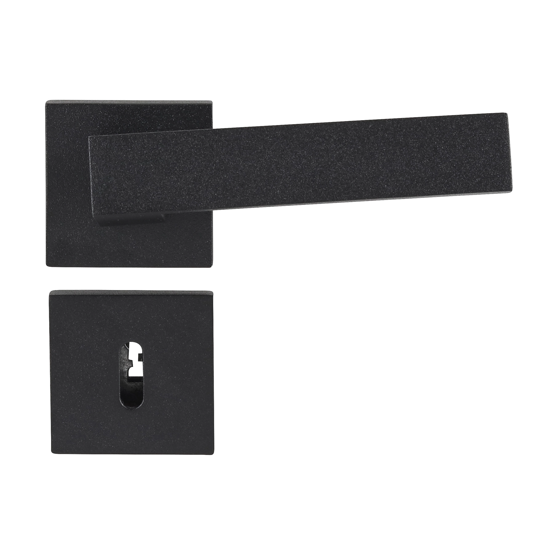 Fechadura Pado para Porta Interna Preto 55mm Chave Simples Beethoven