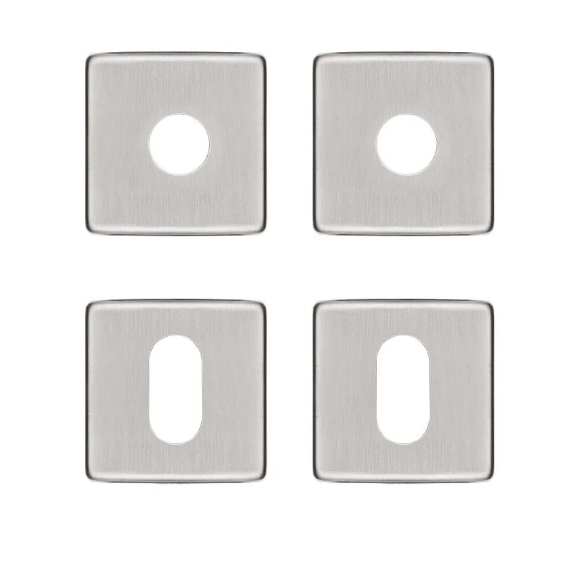 Kit Roseta Avulsa Fechadura Pado Concept Externa Escovado Rq1