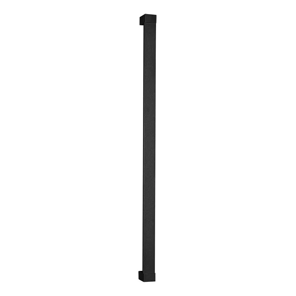 Par De Puxadores Berlim 1200mm Em Inox Preto Texturizado