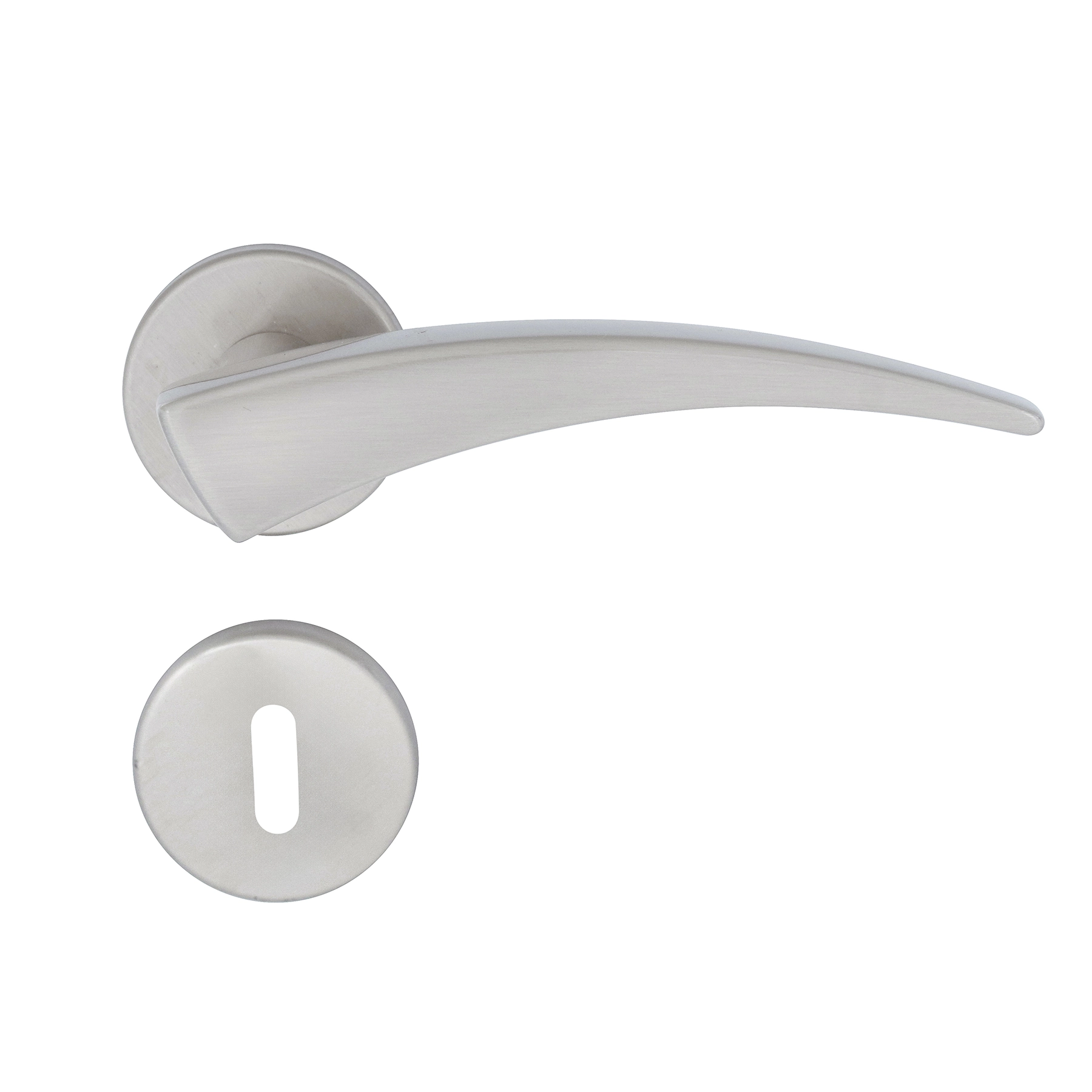 Fechadura Pado para Porta Interna Acetinado 55mm Chave Simples Esplendore