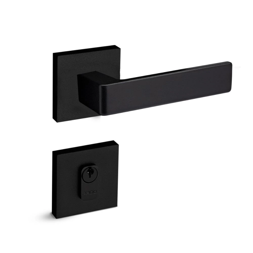 Fechadura Modena Externa 529-55pe Rq2 Ept Preto Textura 55mm Pado