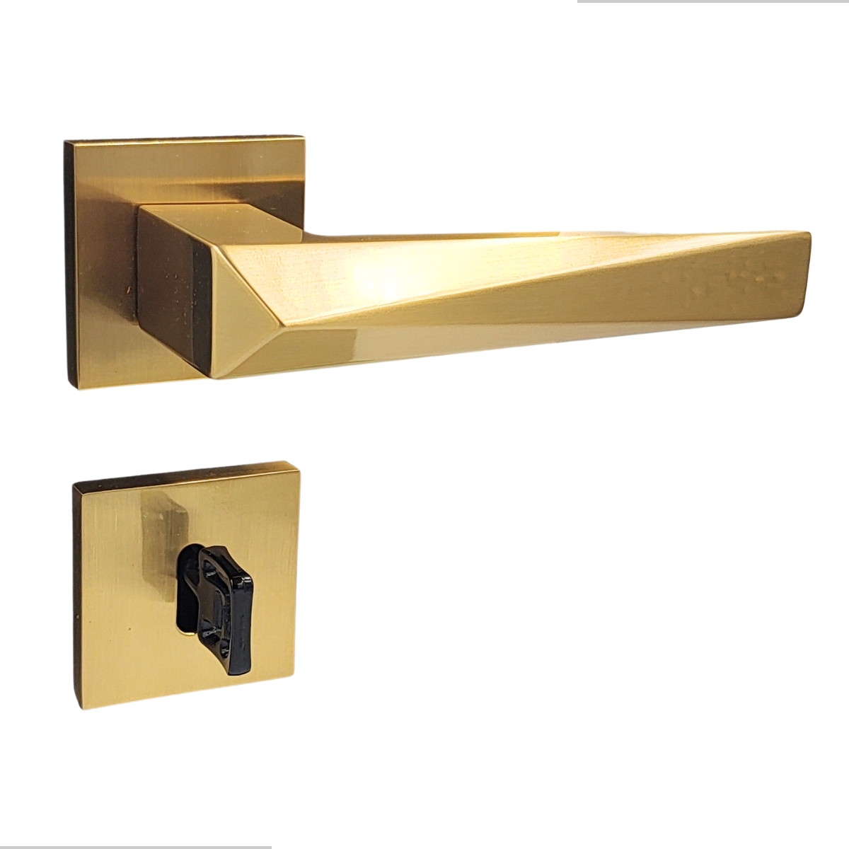 Fechadura Interna Quarto Sala Pado Ascot Dourado Escovado
