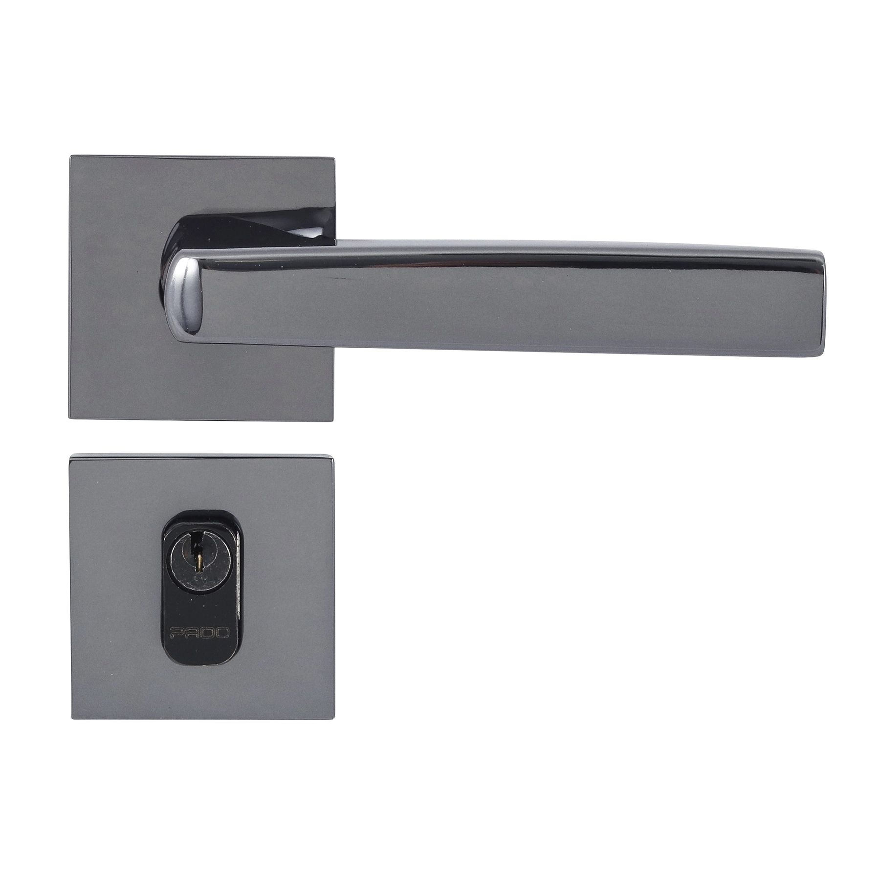 Fechadura Pado para Porta de Entrada Polido 55mm Chave Simples Acqua Star