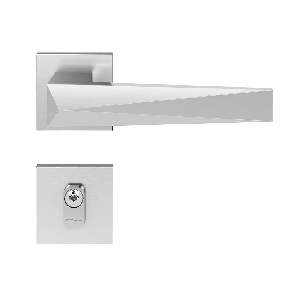 Fechadura Ascot Cromo Acetinado Externa