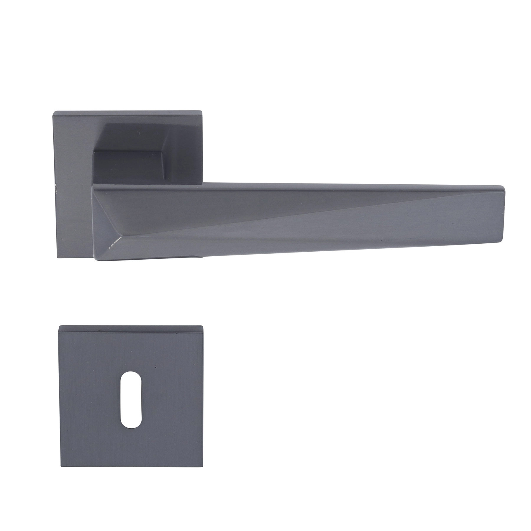 Fechadura Pado para Porta Interna Escovado 55mm Chave Simples Ascot