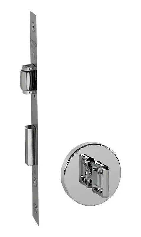 Fechadura Rolete Porta Banheiro Pado Inx Polido Cromado 55mm Pivot