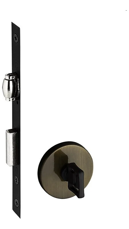 Fechadura Rolete Banheiro Pado Antique Bronze Oxi 55mm Pivot