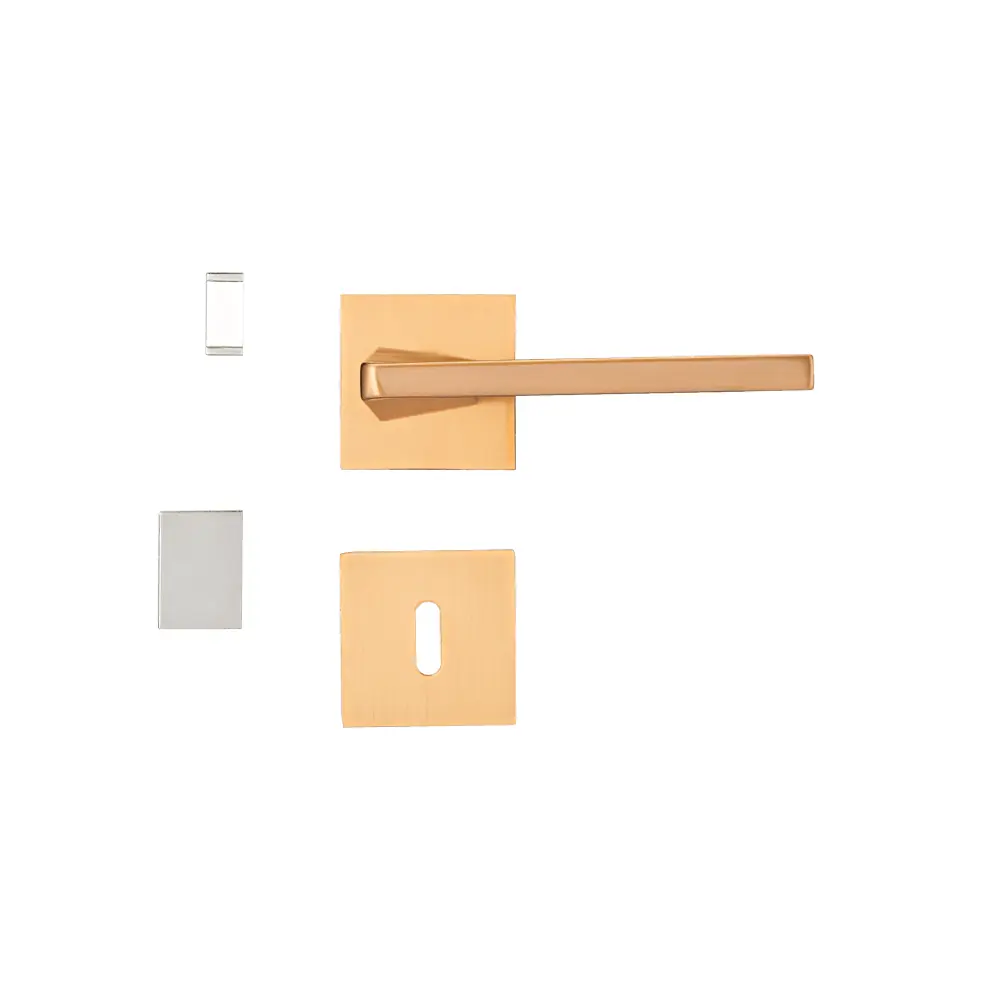 Fechadura Karli Red Gold Escovado Interna