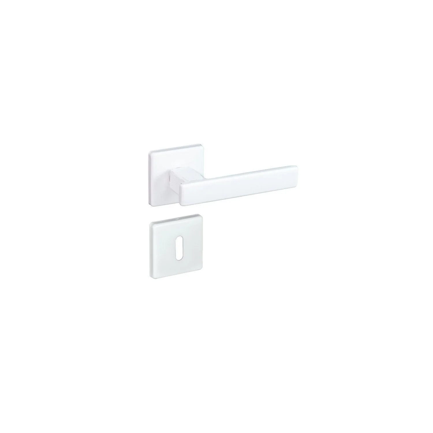 Fechadura 408 Com Roseta Branco Interna Branco