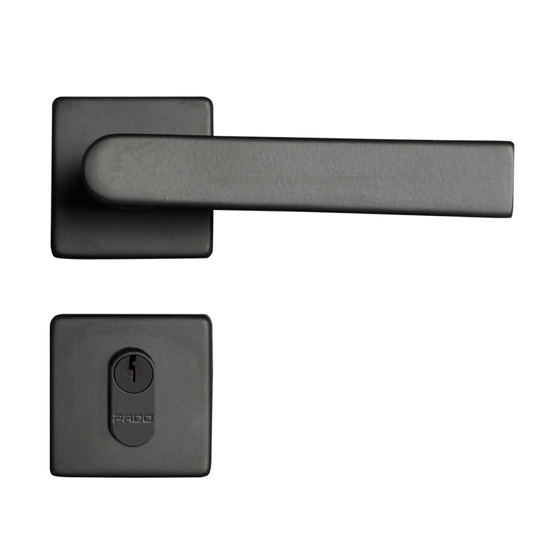 Fechadura para Porta de Entrada Pado Concept 414 Preto 40mm Inox Chave Simples