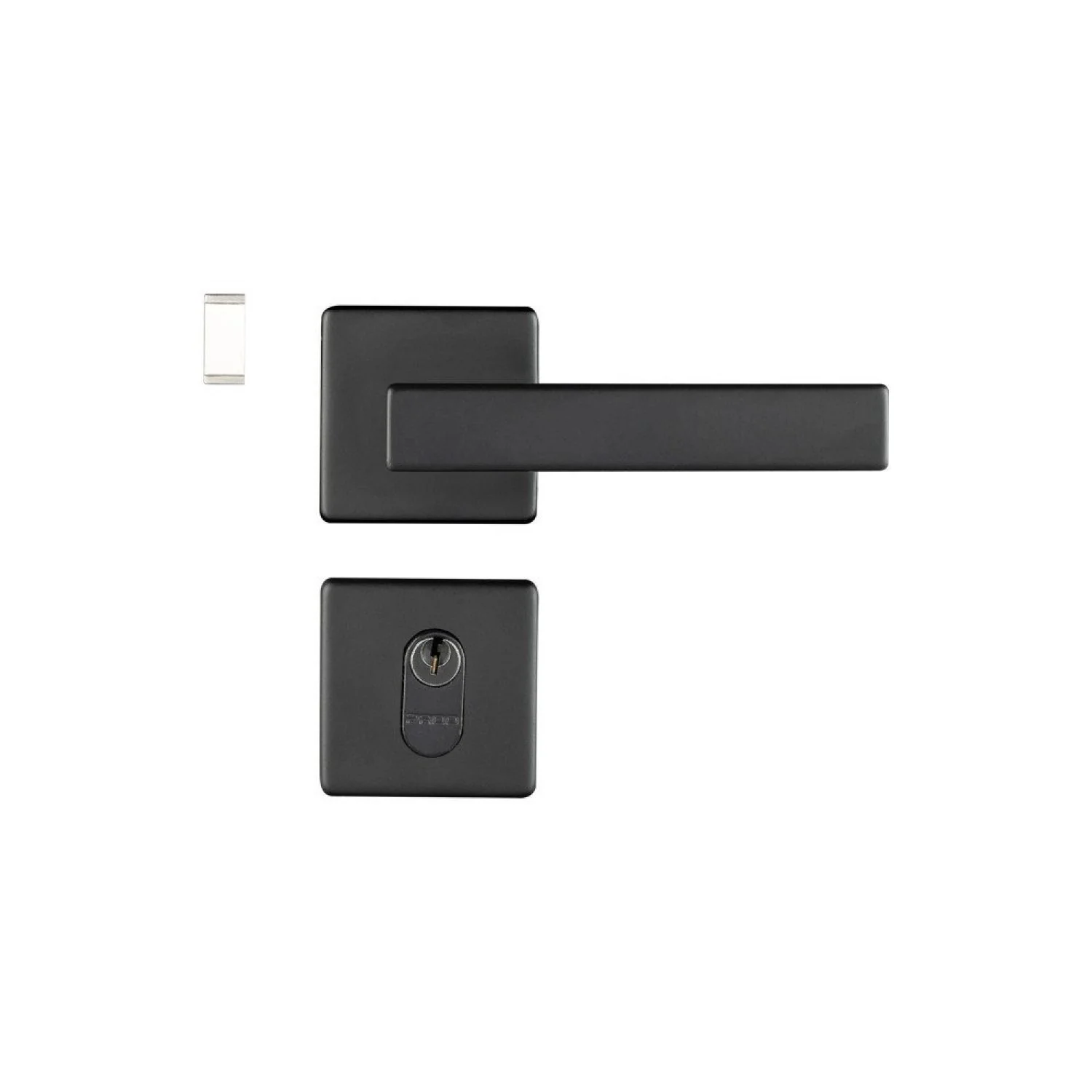 Fechadura 409 Com Roseta Externa Preto