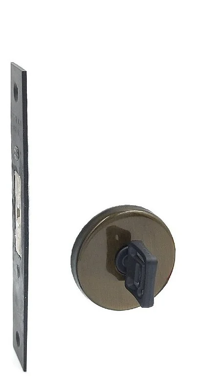 Fechadura Trava Correr Banheiro Wc Pado Antique Bronze Ox Bx