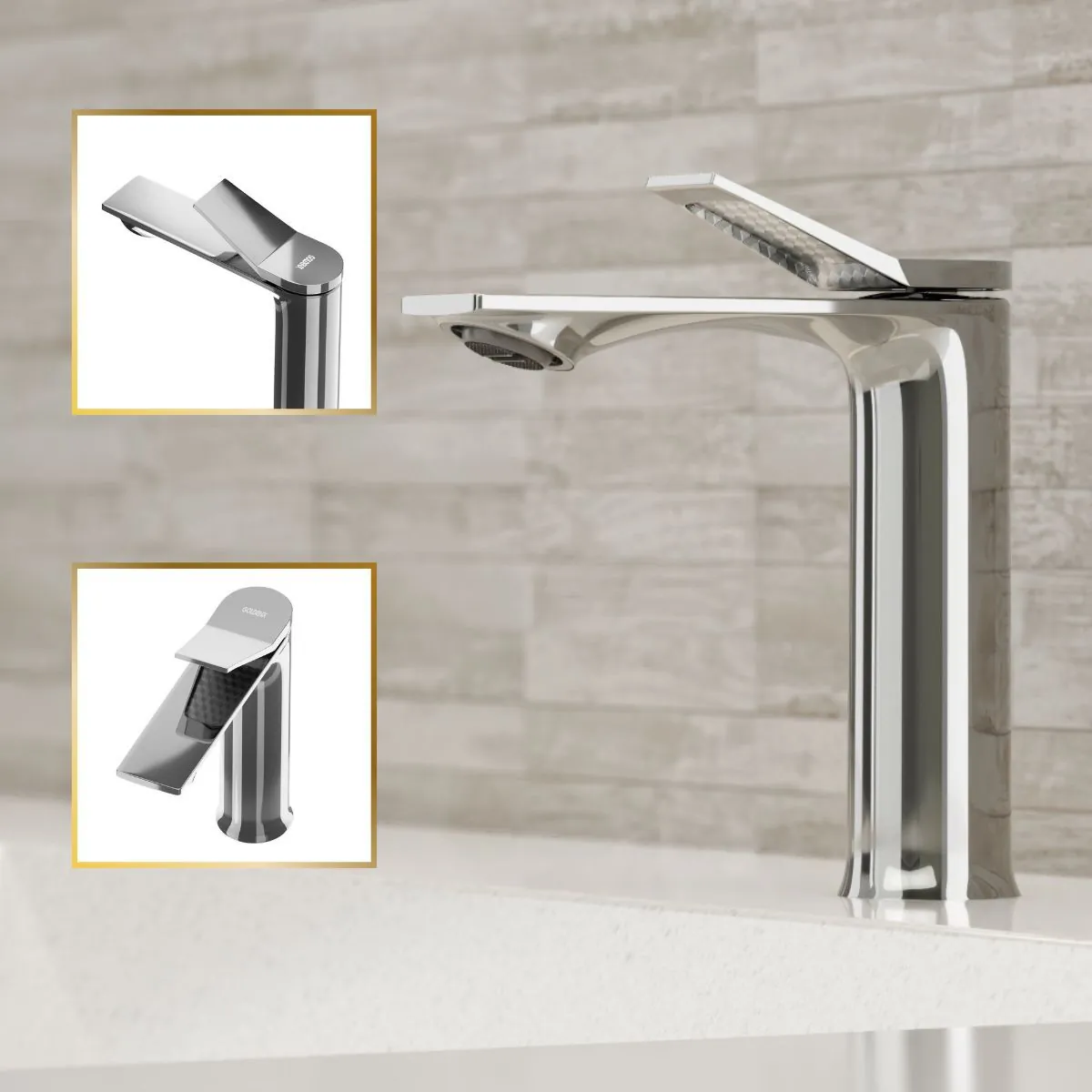 Torneira Misturador Para Banheiro 100% Metal Premium Berlim Cromado