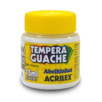 Tempera Guache Acrilex Branco 15ml