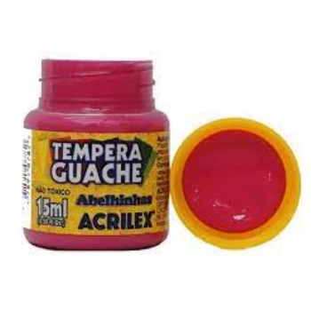 Tempera Guache Acrilex Rosa 15ml