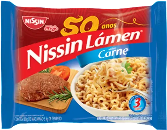 Macarrão Instantâneo Nissin Miojo Carne