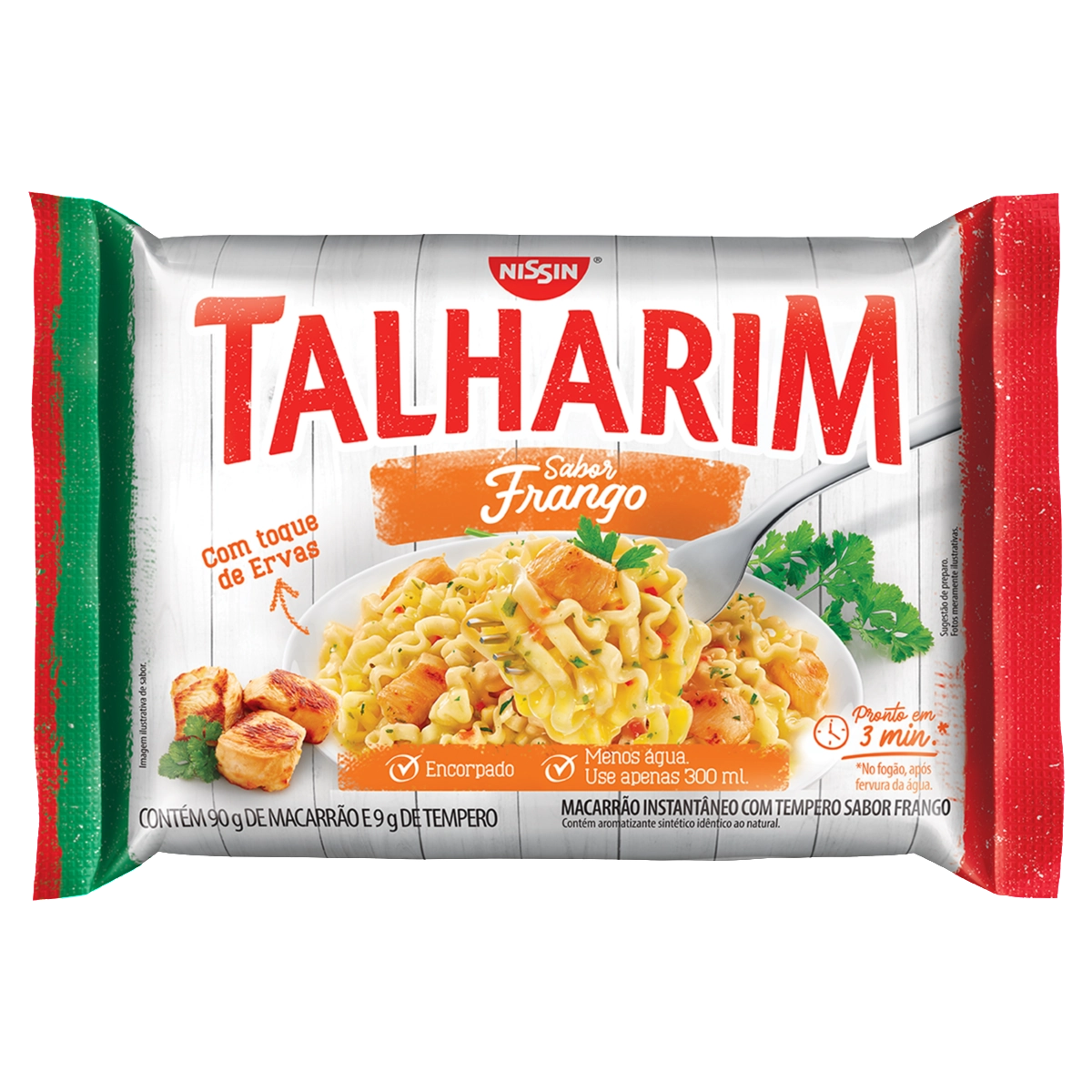 Macarrão Instantâneo Talharim Frango Nissin Pacote 99g