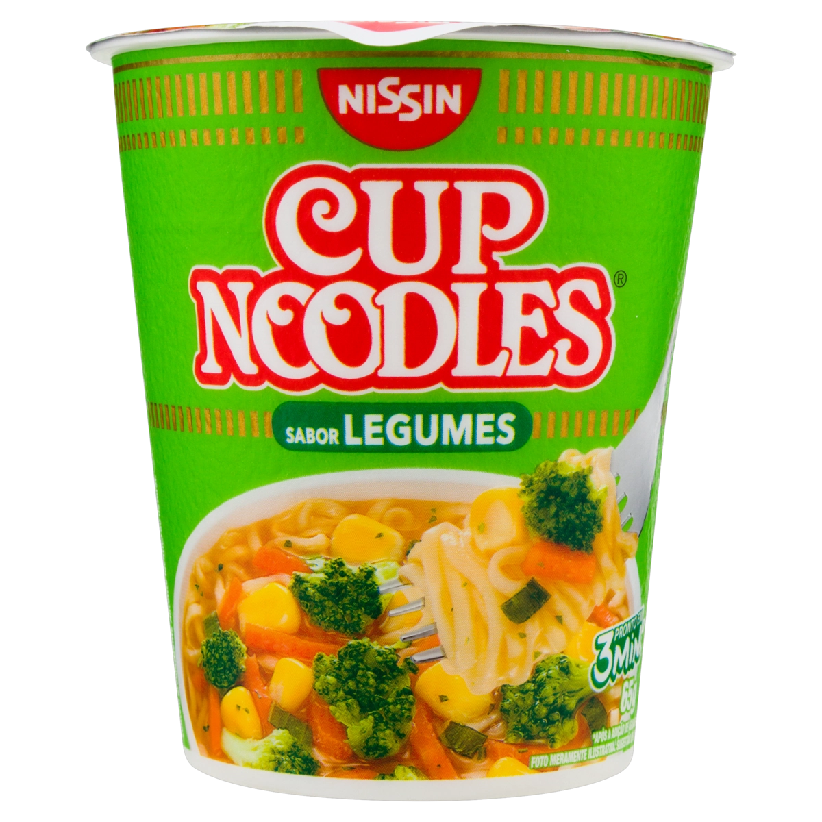 Macarrão Instantâneo Legumes Cup Noodles Copo 65g