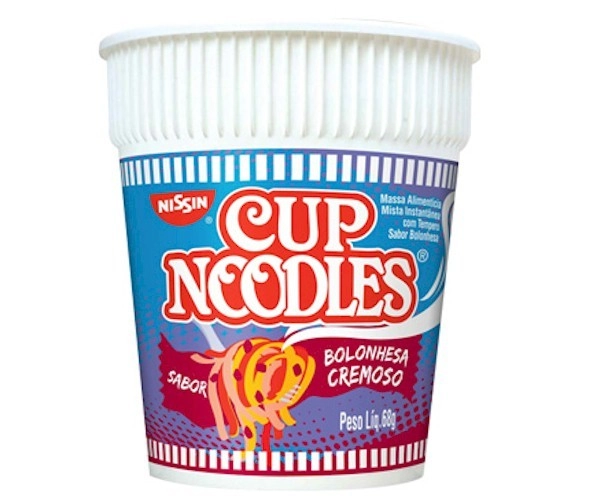 Macarrão Instantâneo Bolonhesa Cremoso Cup Noodles Nissin 72g