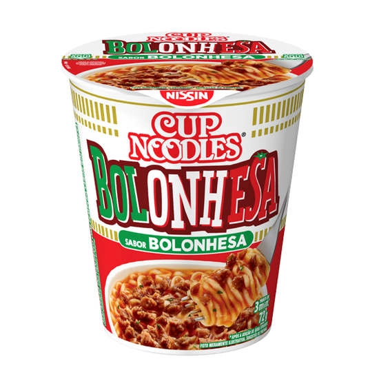 Macarrão Instantâneo Cup Noodles Bolonhesa