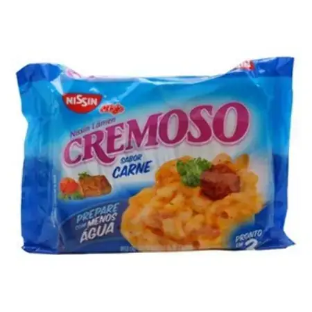Macarrão Instantâneo Lámen Carne Nissin Miojo Cremoso Pacote 88g
