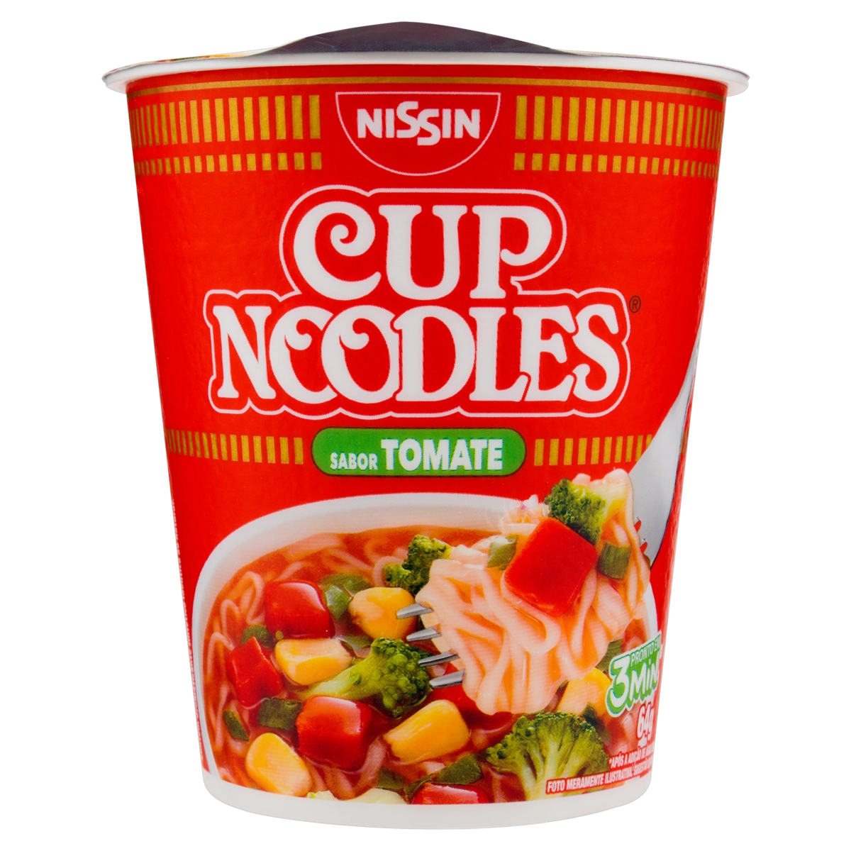 Macarrão Instantâneo Tomate Cup Noodles Copo 64g