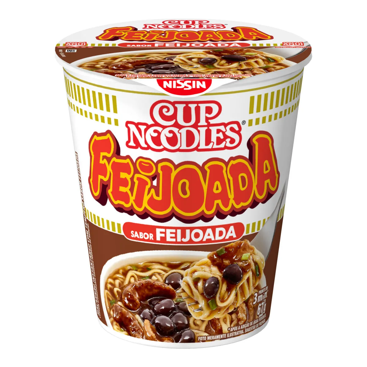 Macarrão Instantâneo Cup Noodles Feijoada 67 g