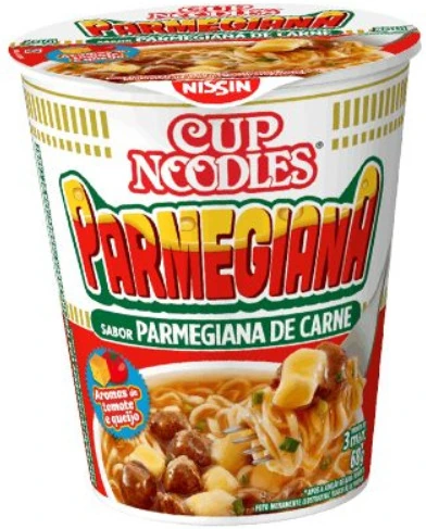 Macarrão Instantâneo Parmegiana De Carne Cup Noodles Copo 68g