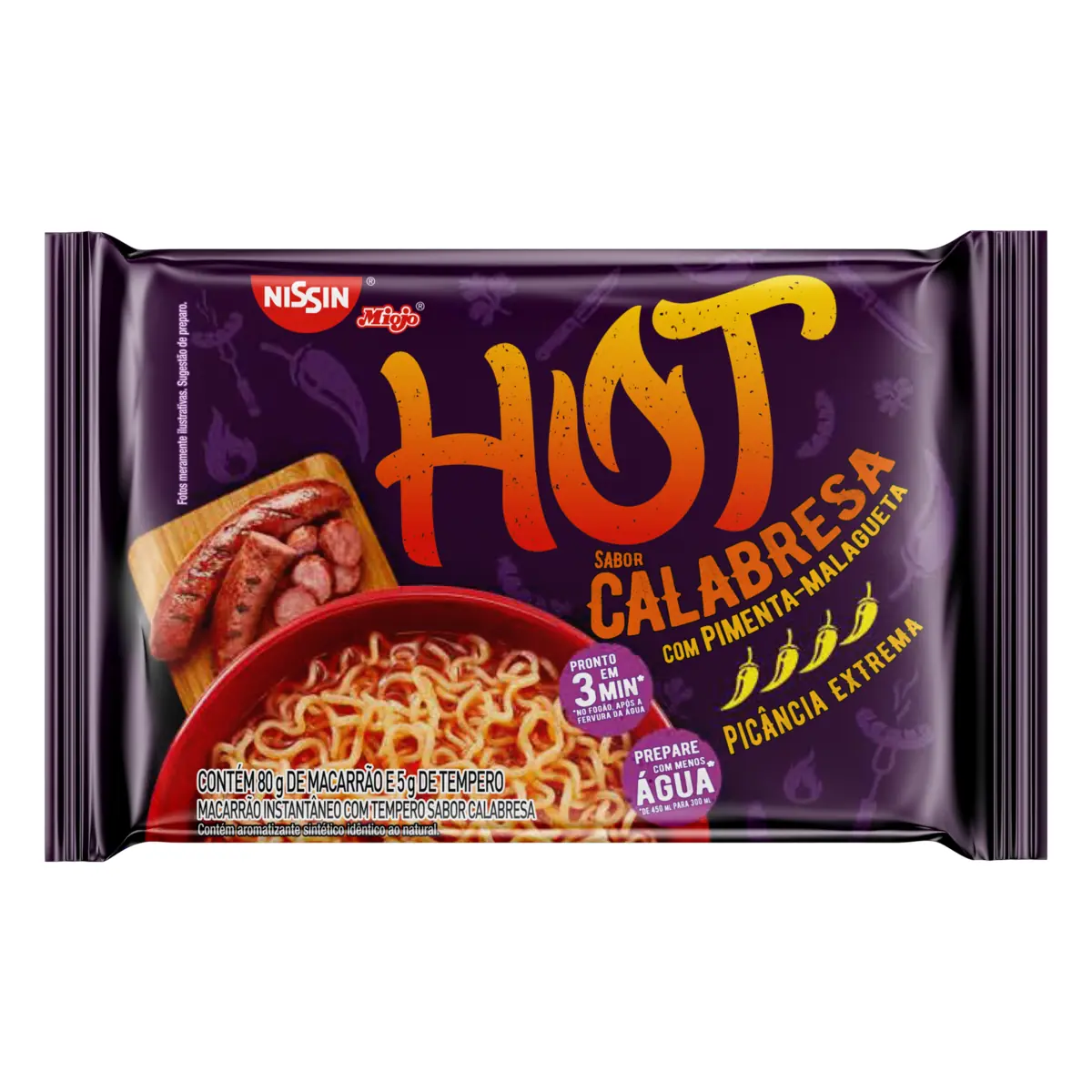 Mac Inst Lamem Nissin 85g Calabresa Picante
