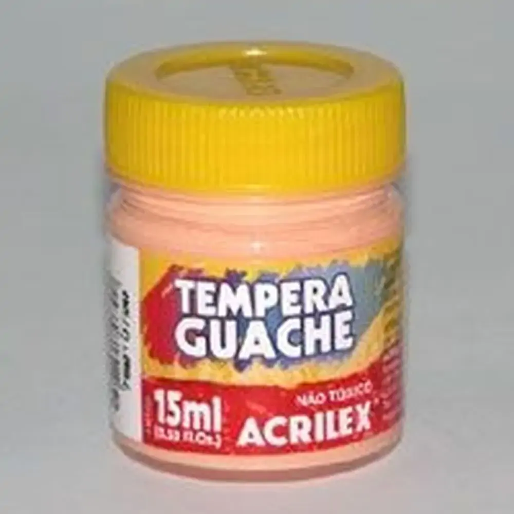Tempera Guache Acrilex Amarelo Pele 15ml