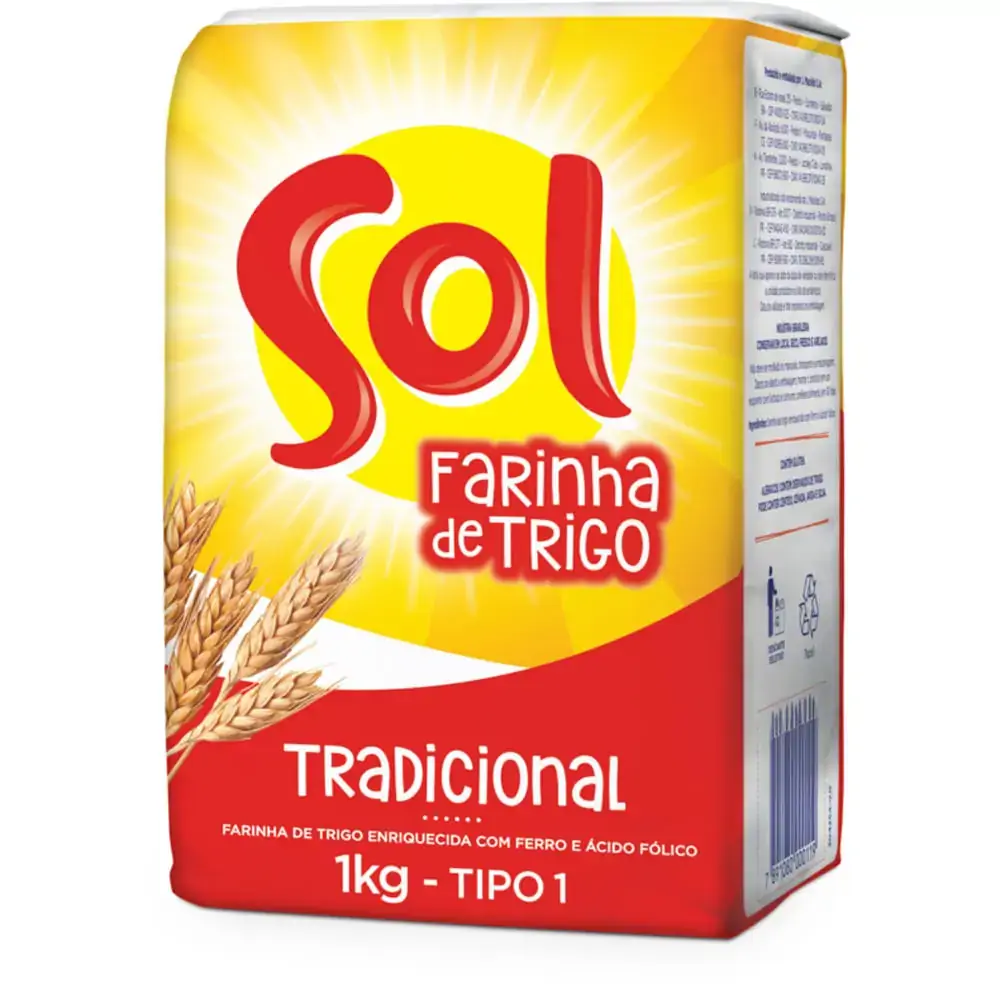 Farinha. Trigo Sol