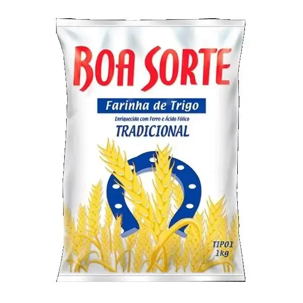 Farinha De Trigo Tipo 1 Tradicional Boa Sorte Pacote 1kg