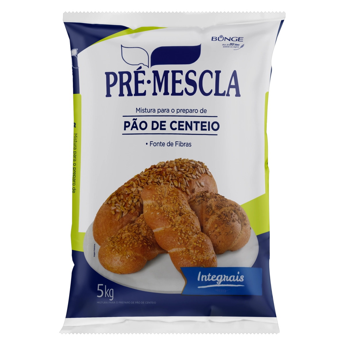 Mistura Para Pão De Centeio Pré Mescla Pacote 5kg