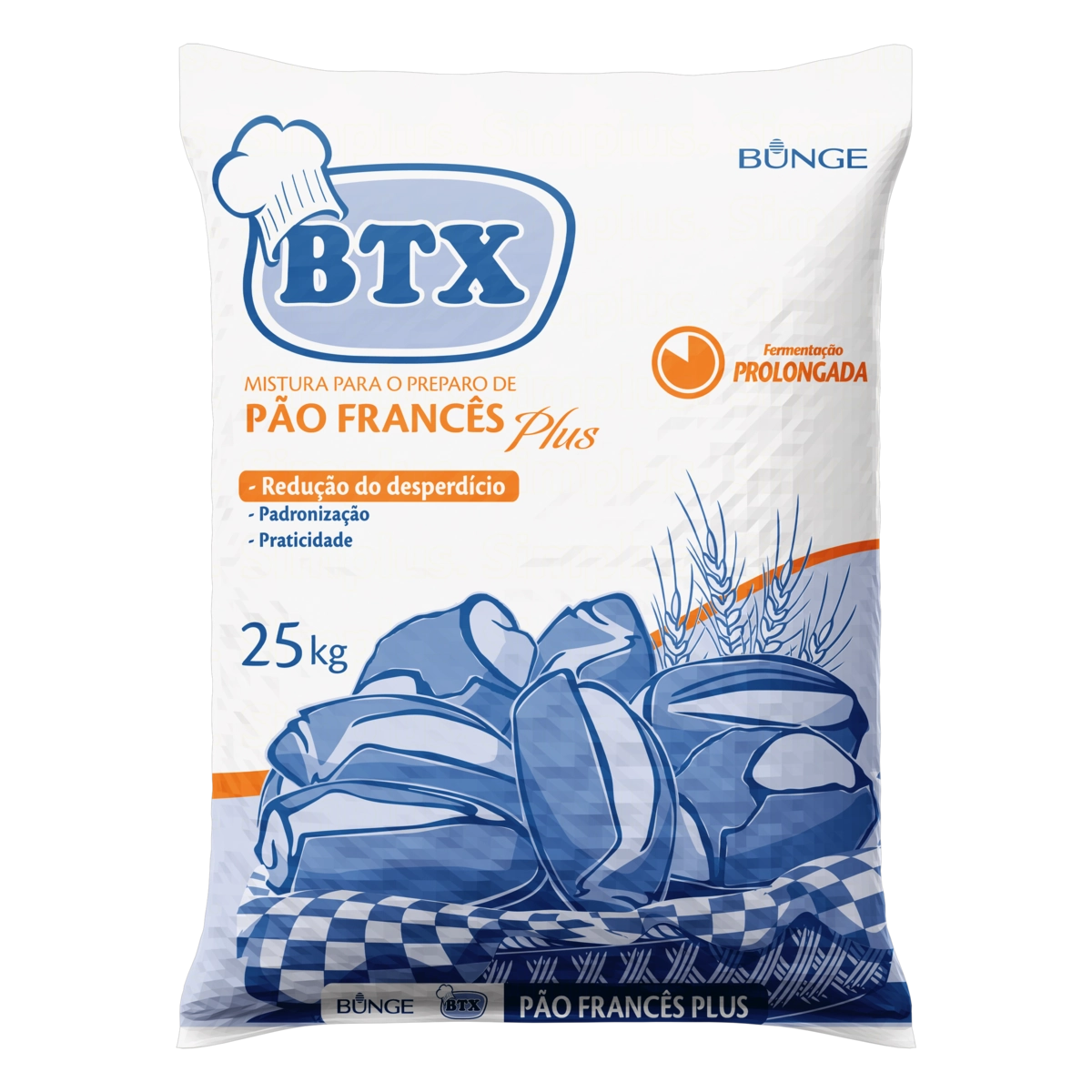 Mistura Para Pão Francês Btx Plus Saco 25kg
