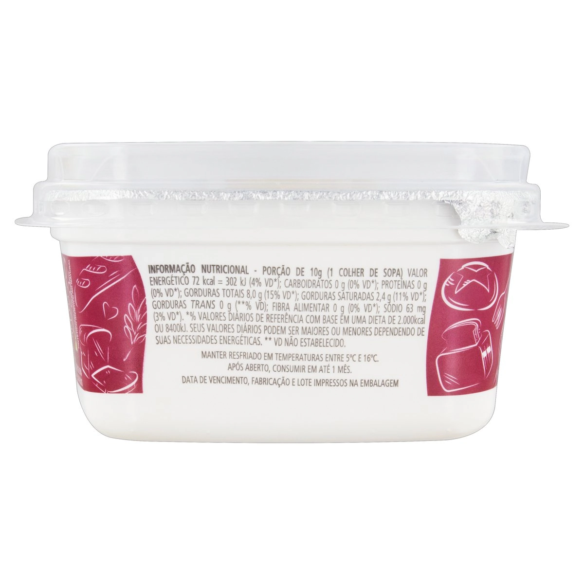 Margarina Com Sal Delícia Supreme Pote 250g