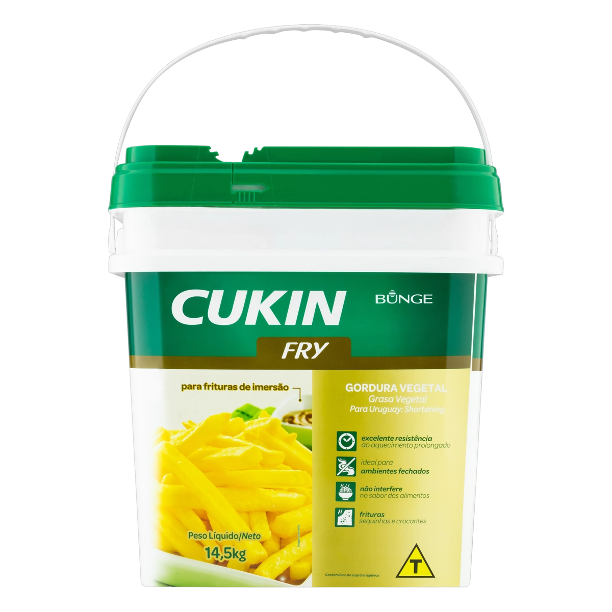 Gordura Vegetal Cukin Fry Balde 14,5kg