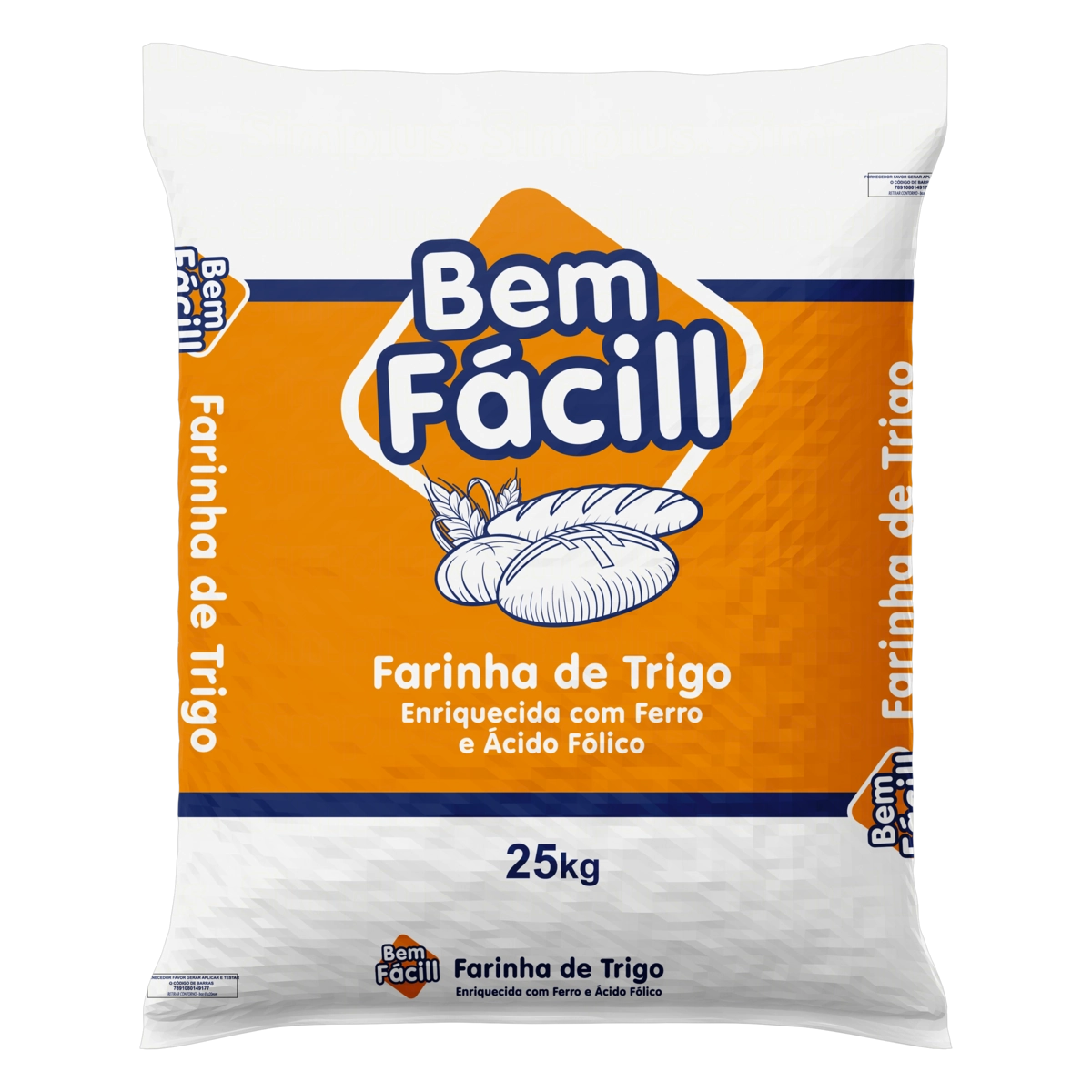 Farinha De Trigo Bem Fácill Saco 25kg