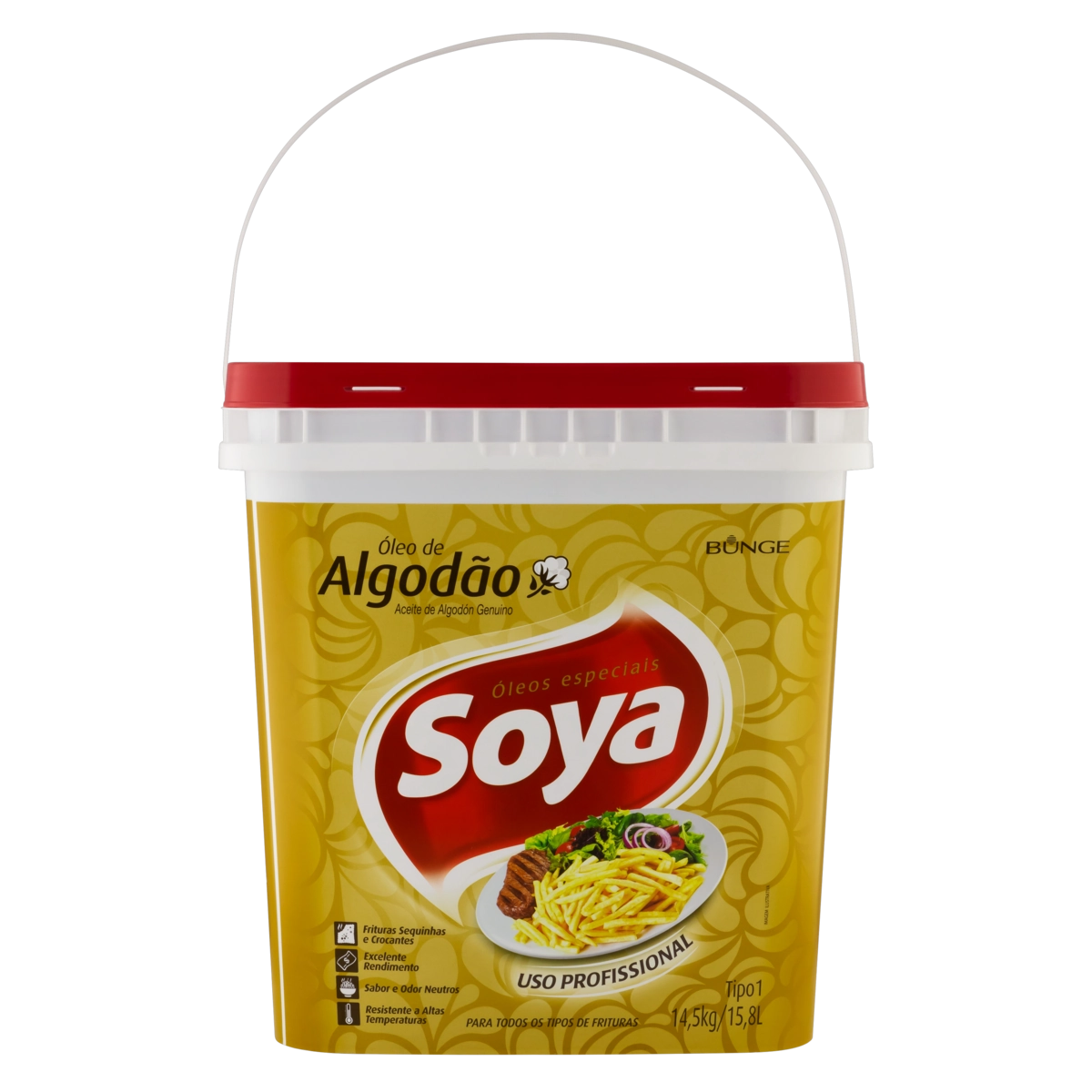 óleo De Algodão Tipo 1 Uso Profissional Soya Balde 15,8l