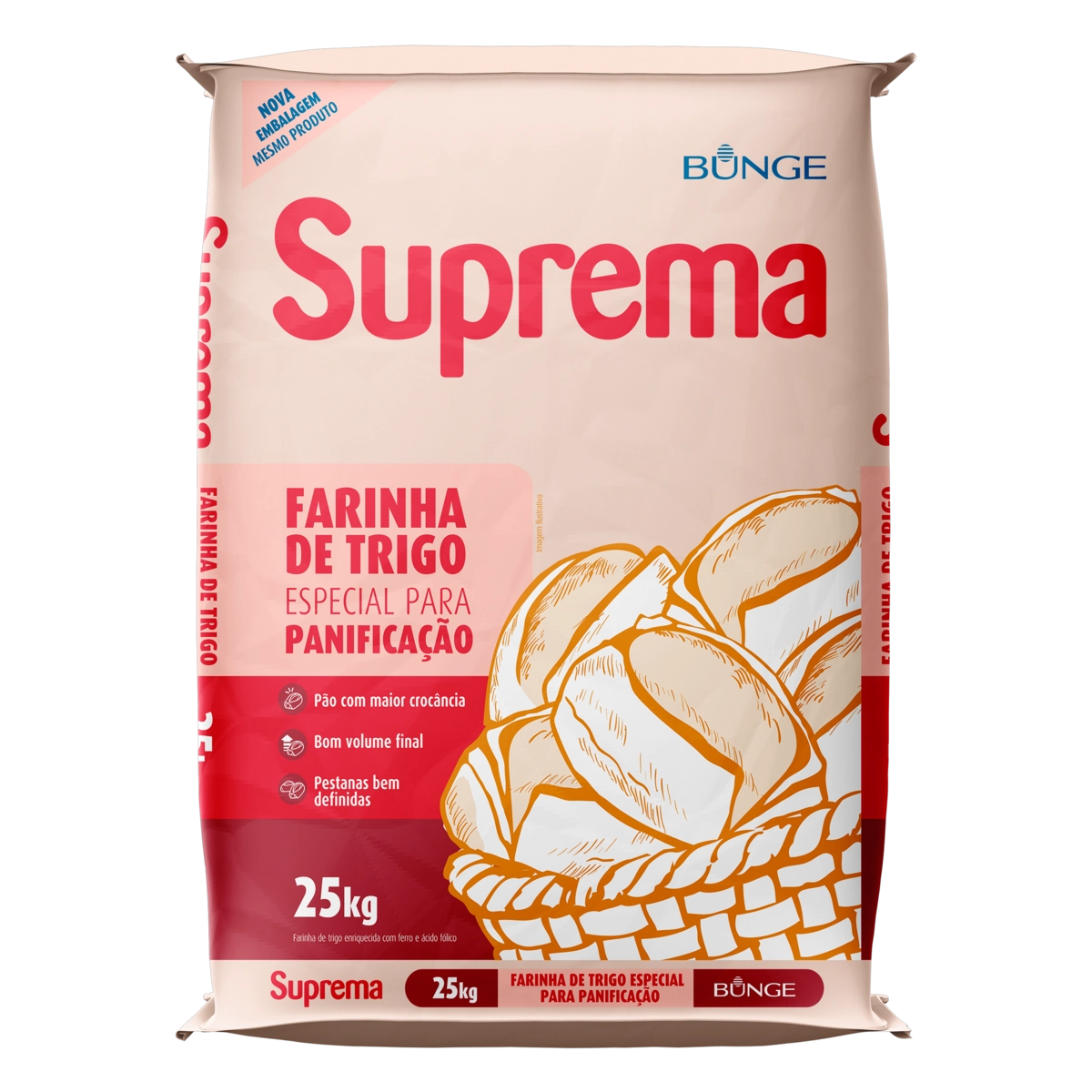 Farinha De Trigo Suprema Saco 25kg