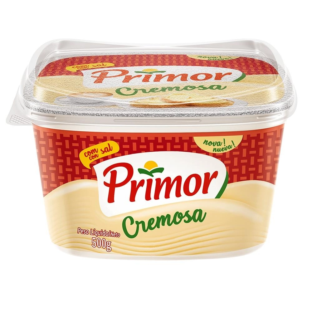 Margarina Cremosa Com Sal Primor Pote 500g
