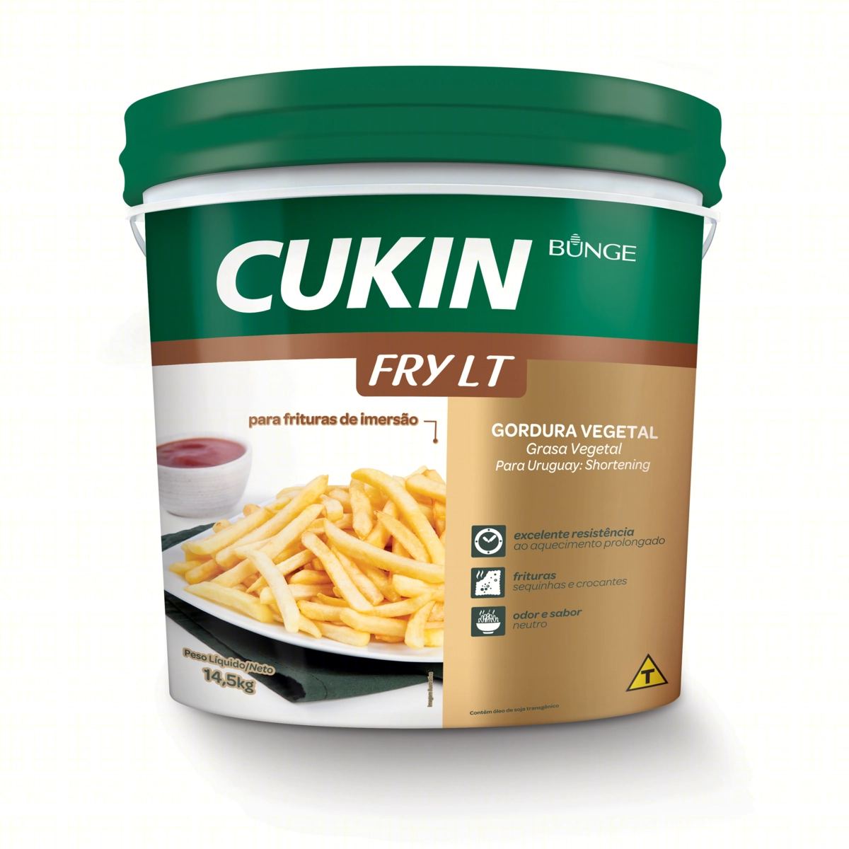 Gordura Vegetal Neutro Cukin Fry Lt Balde 14,5kg