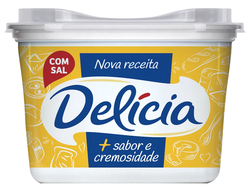 Margarina com Sal DELÍCIA Pote 1kg