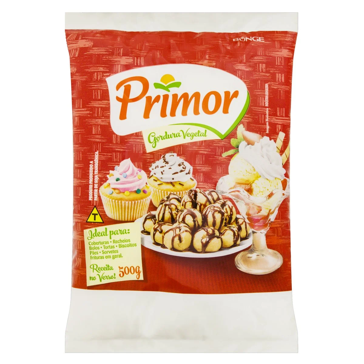 Gordura Vegetal Primor Pacote 500g