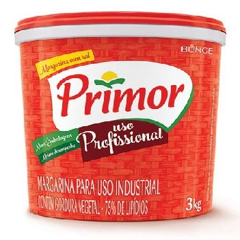 Margarina Com Sal Uso Profissional Primor Balde 3kg