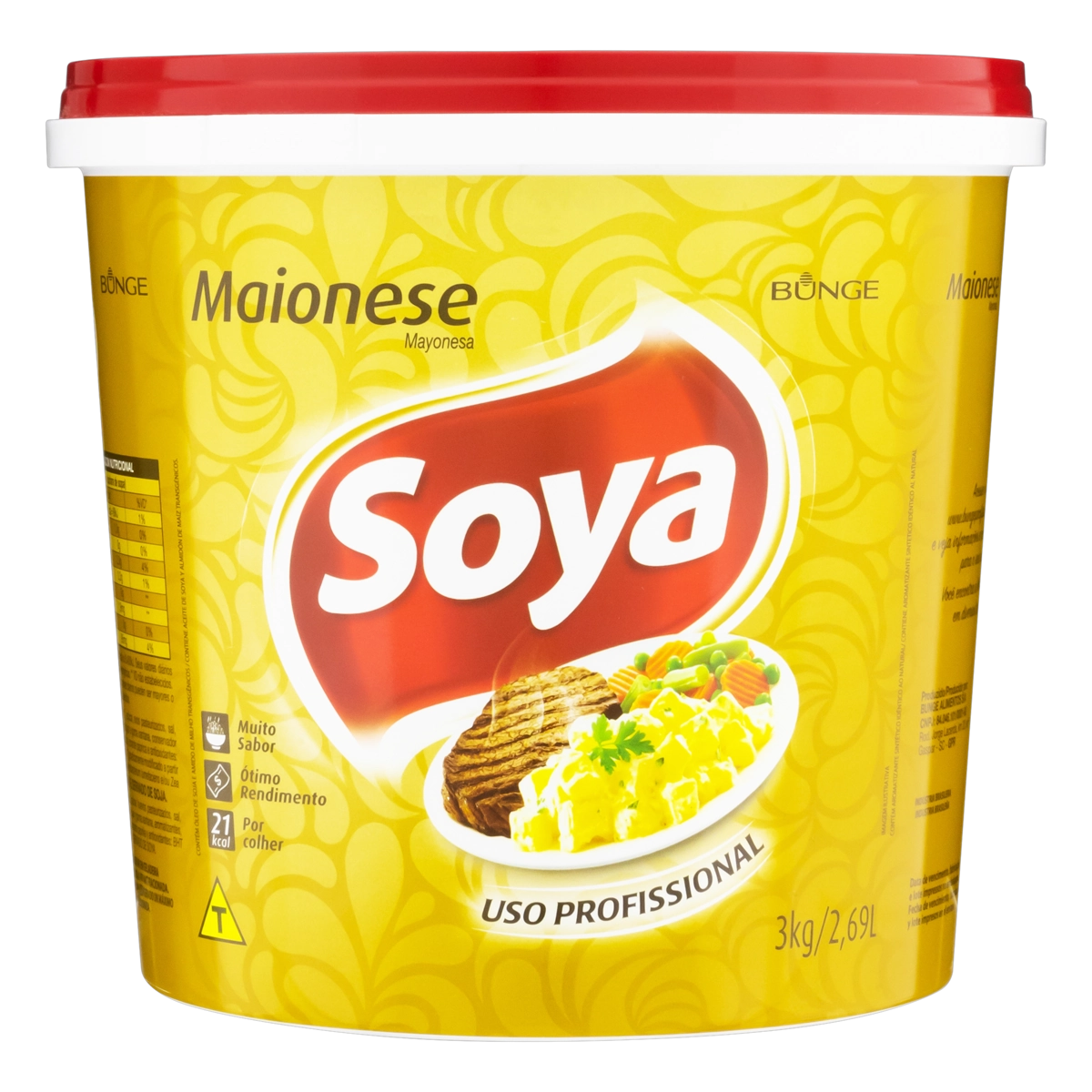 Maionese Soya Balde 3kg