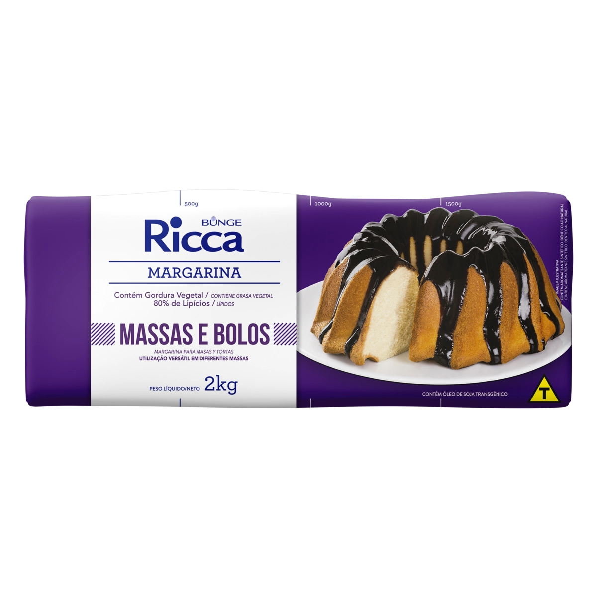Margarina Ricca Massas E Bolos 2kg