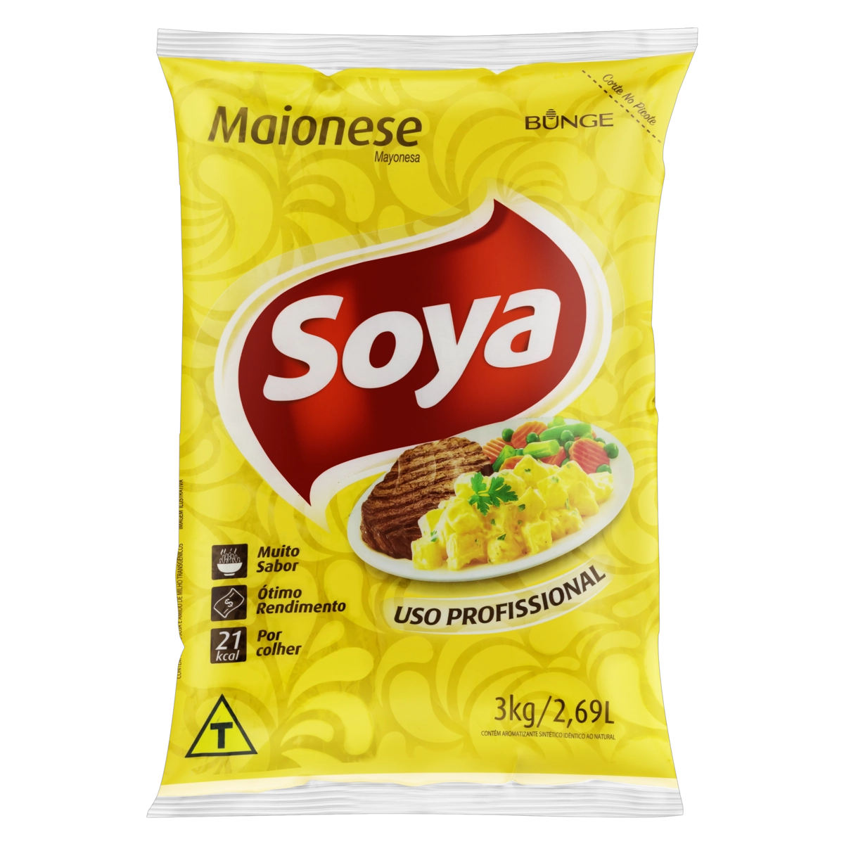 Maionese Uso Profissional Soya Pacote 3kg