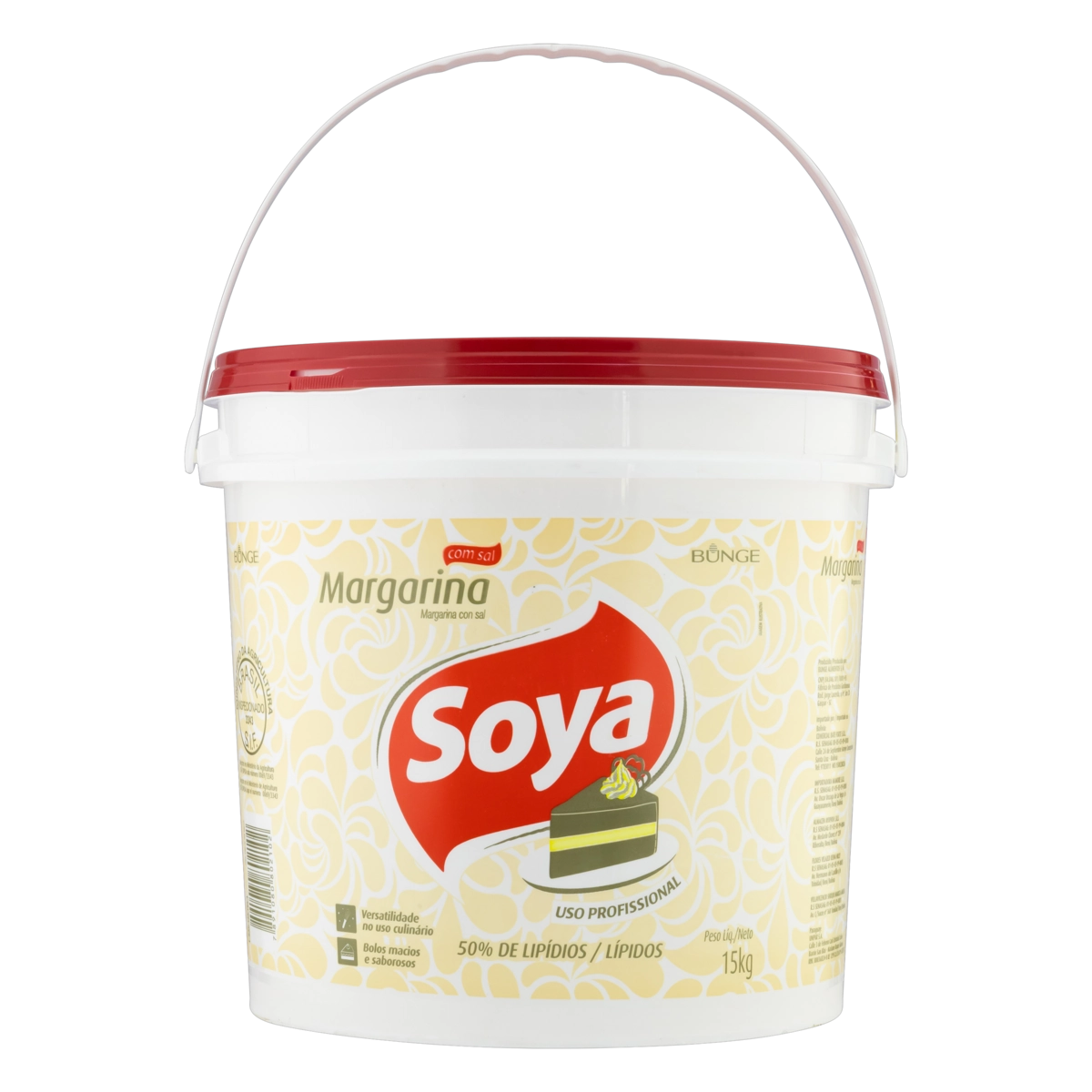 Margarina Com Sal Uso Profissional Soya Balde 15kg